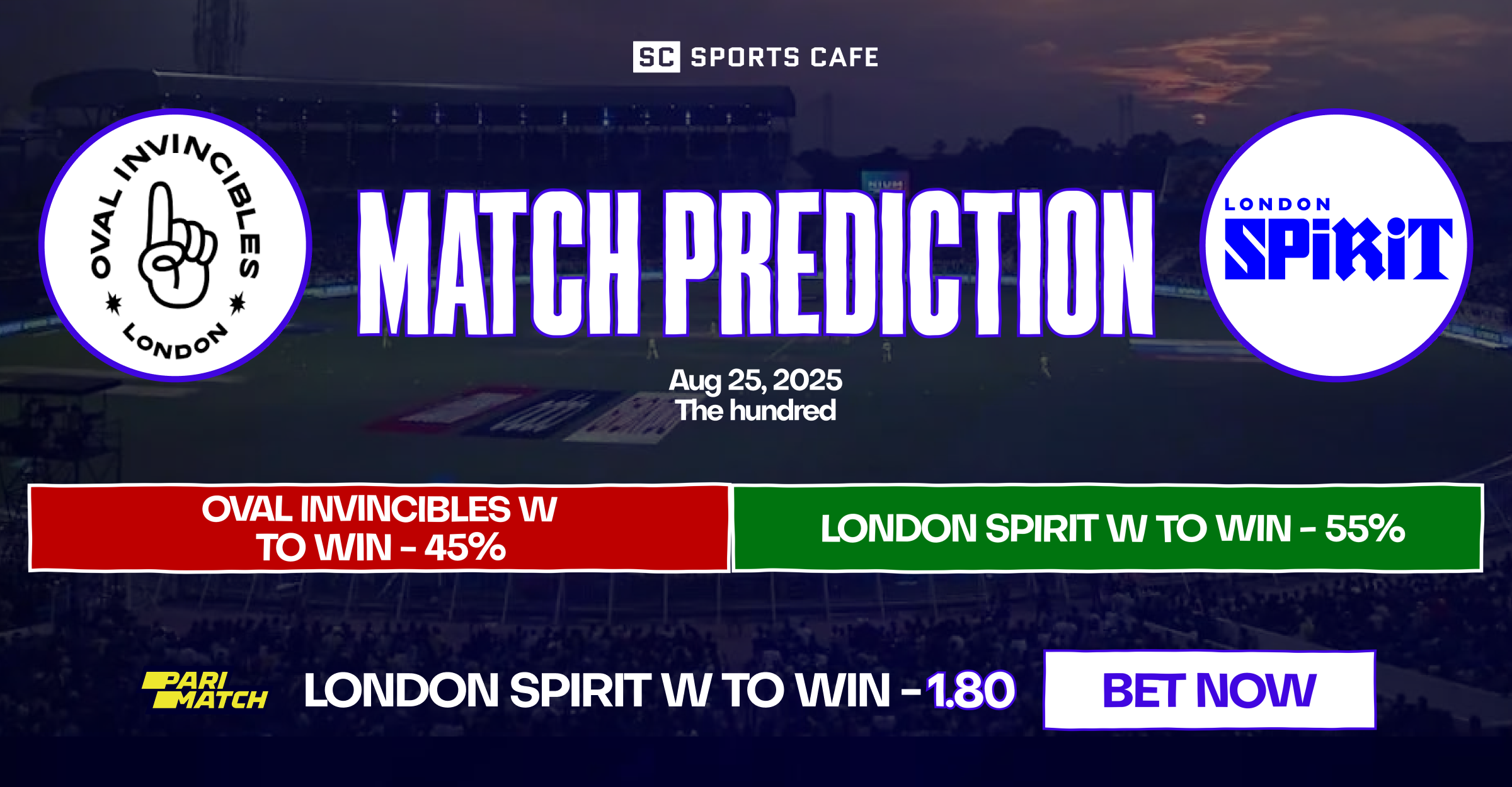 Oval Invincibles Women vs London Spirit Women